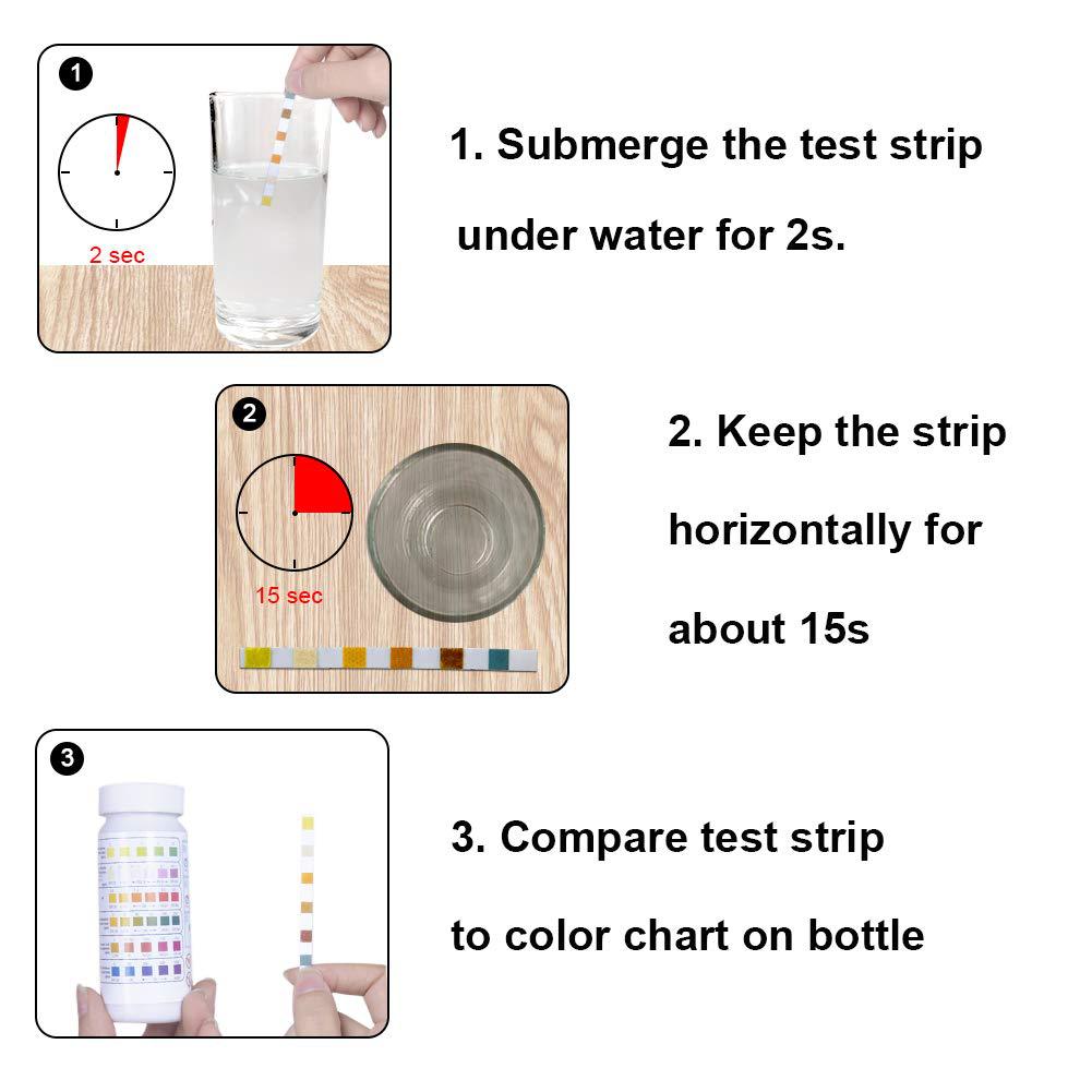 Тест-полоски для воды 6 в 1, н – обзор и цена Marine Aquarium Water Testing