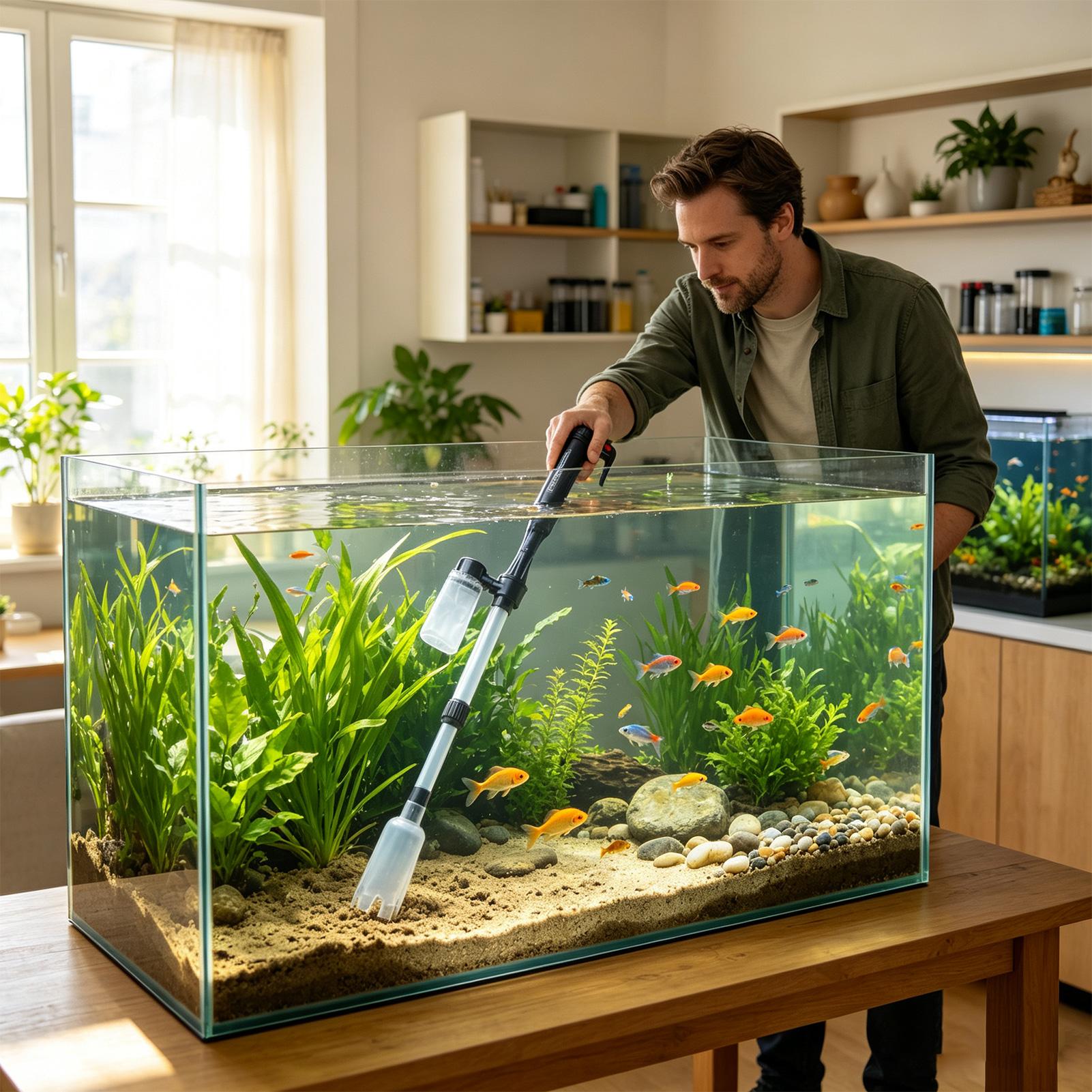 Аквариумный пылесос 3 в 1 для  – обзор и цена Aquarium Marine Sand