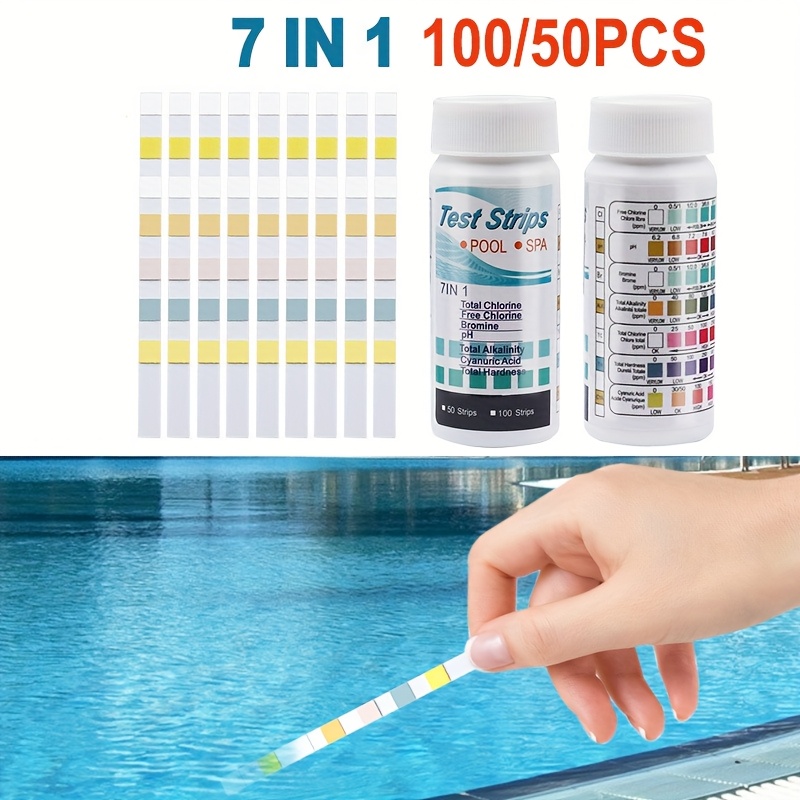 7-в-1 50/100 шт. тест-полоска  – обзор и цена Marine Aquarium Water Testing