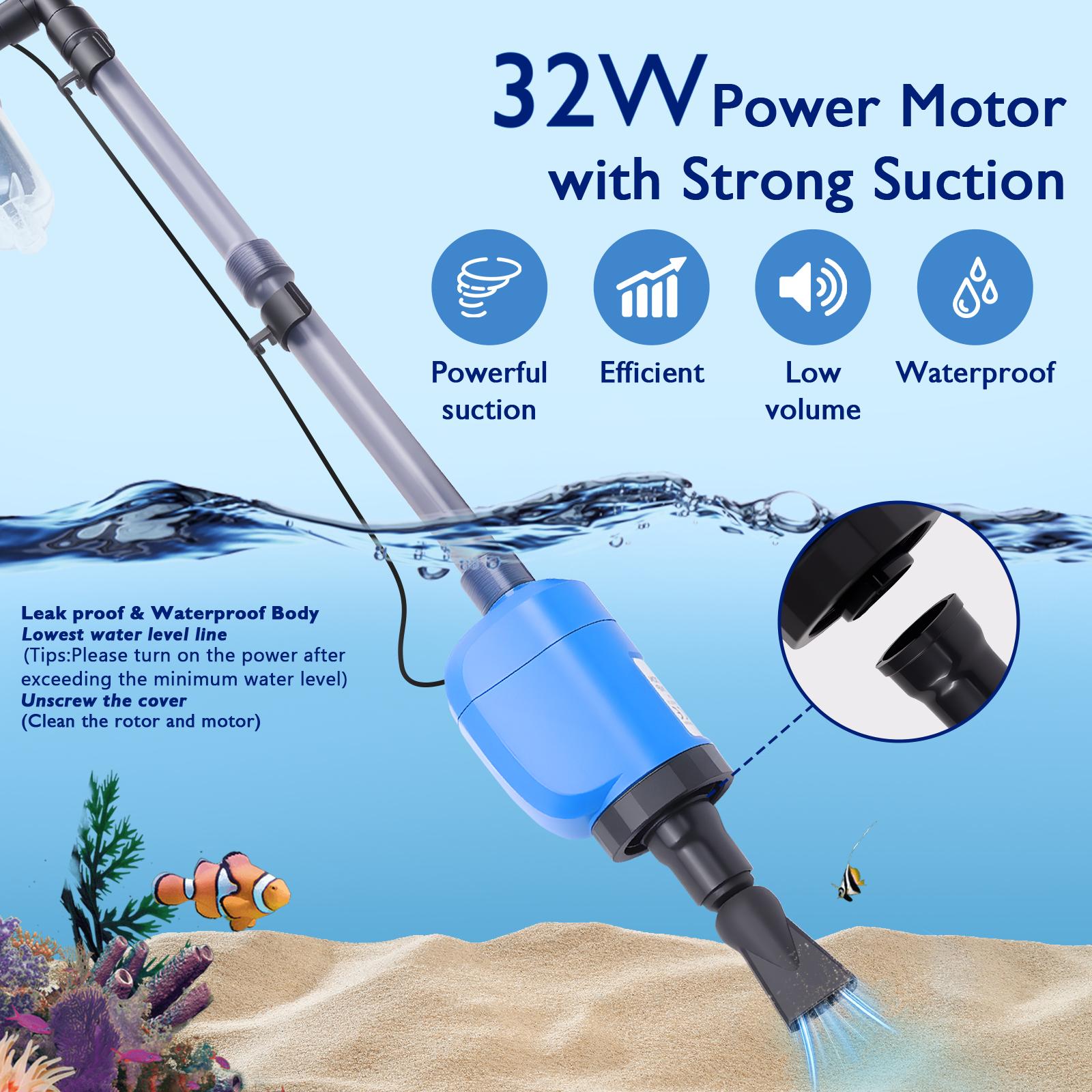 Электрический пылесос для аква – обзор и цена Aquarium Marine Sand